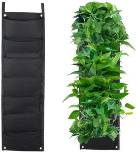 mur suspendu pots de tissu 10 gallon champignon plante pousser sacs 5 gallon jardin jardin planteur en plastique sac de culture - Product Image 2
