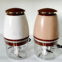 Mini Hachoir Électrique Portable pour Viande et Aliments, Mixeur Multifonction avec Fonction de Broyage, Hachoir à Légumes pour Usage Domestique et Préparation des Aliments pour Bébés, Modèle Allemand