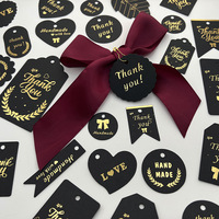 Vente directe d'usine bijoux personnalisés de haute qualité Logo étiquette luxe petite étiquette produit fait main atelier à domicile étiquette de produit