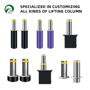 XZL Высокое качество Матовый 304 из нержавеющей стали подвижный противоударный столбик съемный Барьерный столб Телескопический защитный столбик - Product Image 5