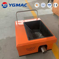 Meilleur choix pour les espaces de travail étroits : machine à béton compacte et légère pour le coulage de murs intérieurs.