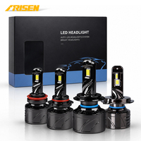 Luz LED para Auto Ajustable de Tamaño Pequeño 1+1 Design, Lámpara Automotriz H7 de 15000lm, Bombilla LED H7 H11 H4 para Faros Delanteros