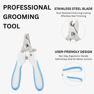 Coupe-ongles professionnel OEM ODM pour chats et chiens, avec logo personnalisé, en acier inoxydable, lime à ongles gratuite en plastique pour salle de bain - Product Image 4