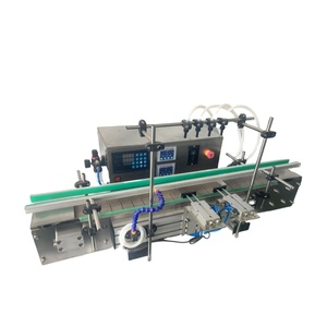 Automatic Desktop 4 Heads Filling Machinery Whisky Liquid Bottle Water Milk Tea Drinks <b>Juice</b> Filling <b>Machines</b> - Product Image 2