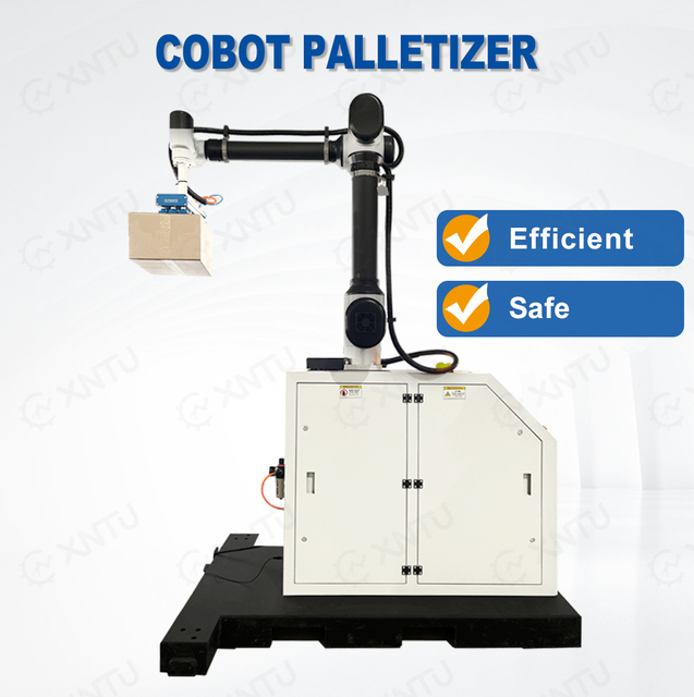 Collaborative Palletizer 50kg Compact Robot Arm Automatic Palletizing and Depalletizing for Boxes Bags and Cartons in Warehouses