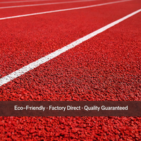 Piste d'athlétisme synthétique multicouche de qualité professionnelle 400m, absorption des chocs, antidérapante, pour stade scolaire, couleur personnalisée