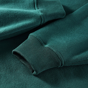 Usine en gros hommes sportif polaire 360G col rond coton survêtement sweat ensemble couleur unie hiver sweat à capuche ensemble meilleur - Product Image 5