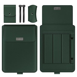 Funda Multifuncional Ligera <span class=keywords><strong>para</strong></span> Portátil, Funda de Cuero PU Premium <span class=keywords><strong>para</strong></span> Portátil Delgado de 13/14 <span class=keywords><strong>Pulgadas</strong></span> 13.6' 2022 - Product Image 3