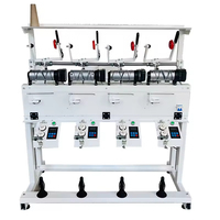 Machine à bobiner automatique de précision à 4 broches à commande numérique pour fil, laine et coton, usage intensif, pour usine textile