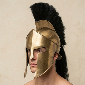 CHk Roman 300 para Casco Rey Leónidas, Metal Fundido a Presión, Imitación Antigua Dorada, Regalo para Halloween, Año Nuevo Chino, Fiesta de Cumpleaños - Product Image 1