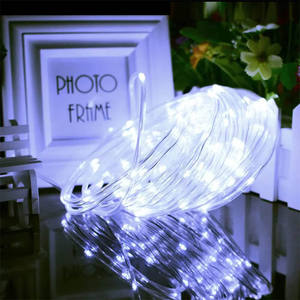 Ghirlanda di luci a tubo a bassa tensione, 5 mm, bianco opaco, 10 m - ideale per decorazioni interne ed esterne - Product Image 3