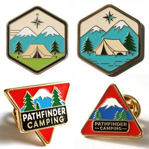 Insignia de logotipo de pines de solapa de esmalte personalizado de alta calidad para premios y reconocimiento - Product Image 1
