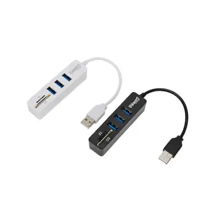 5 in 1 USB 2.0 3-Port-Hub USB-Daten übertragung SD TF-Kartenleser-Kombination für Mac PC