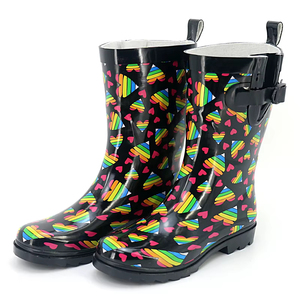 <span class=keywords><strong>Botas</strong></span> <span class=keywords><strong>de</strong></span> Lluvia <span class=keywords><strong>de</strong></span> PVC <span class=keywords><strong>para</strong></span> <span class=keywords><strong>Mujer</strong></span>, Modelo YL7356, al por Mayor, Personalizadas, Económicas, a Media Pantorrilla, Modernas, Impermeables <span class=keywords><strong>para</strong></span> Exteriores - Product Image 4