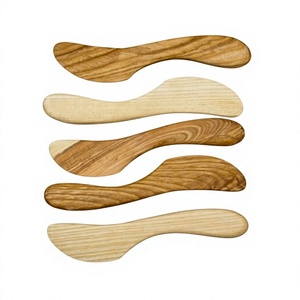 Juego de Cuchillos para Queso de Madera, Modernos, Minimalistas, Ecológicos, con Acabado Espejo, para Bodas, para Untar Mantequilla - Product Image 3