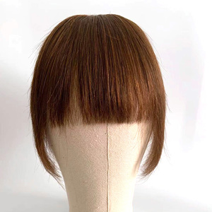 Offres du Black friday 100% Remy indien cheveux humains avant Extension de cheveux Clip-in Bang Fringe lisse et sans enchevêtrement en bonne santé - Product Image 3