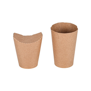 Gobelets à <span class=keywords><strong>frites</strong></span> <span class=keywords><strong>en</strong></span> papier jetables personnalisables, emballage durable pour la <span class=keywords><strong>livraison</strong></span> de nourriture - Product Image 6