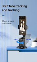Support Capteur de Mouvement Intelligent pour Prise de Vue, Rotation 360°, Suivi Automatique du Corps et du Visage, Stabilisateur Cardan pour Téléphone et Appareil Photo