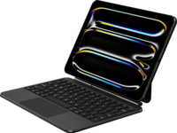 Étui Clavier Magique pour iPad Pro 10.9/ 11 /12.9 Pouces iPad Air 11(M2) Pavé Tactile Multi-Touch 7 Couleurs Rétroéclairé Alliage d'Aluminium