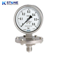 Long Life Low Maintenance IP65 Stainless Steel Pressure Gauge 0-10bar with Stable Movement and Anti-Fog Glass