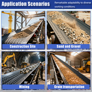 Sabuk Konveyor Karet Berkualitas Tinggi Tahan Minyak untuk Material Konstruksi - Product Image 5