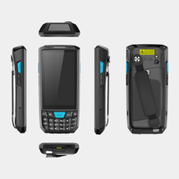 PDA Robusto 4G 64G Android 13 con Escáner de Código de Barras 1D/2D, Teclado de 4.5 Pulgadas para Inventario de Almacén y Logística de Entrega Effon HS04