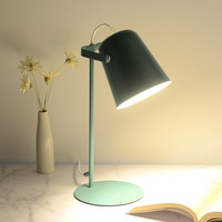 Lampe de table en métal de haute qualité, style nordique moderne, lampe de bureau LED pour l'étude, la lecture, le travail et la décoration