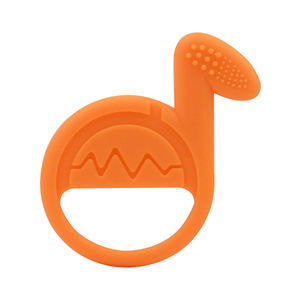 El pegamento dental para bebés transfronterizo se puede hervir en agua, silicona, anticomida, juguete calmante para manos, palo de molienda para bebés, música para morder - Product Image 6