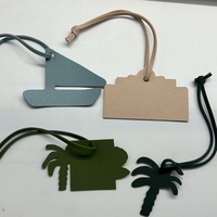 Porte-clés de sac en cuir, souvenir de voyage, avec pendentif Hôtel Burj Al Arab, Dubaï, monument des Émirats arabes unis