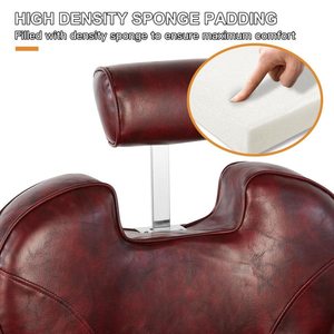 Chaise de salon en cuir de luxe avec pompe hydraulique pour coiffure permanente et teinture Chaise de <span class=keywords><strong>barbier</strong></span> moderne - Product Image 4