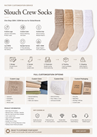 Chaussettes mi-mollet plissées respirantes de haute qualité pour femmes, confortables, unies, décontractées, pour le printemps et l'extérieur
