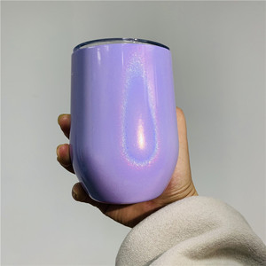 12oz <span class=keywords><strong>Arc</strong></span>-<span class=keywords><strong>En</strong></span>-<span class=keywords><strong>Ciel</strong></span> peinture Caméléon Paillettes 304 isotherme à Double paroi <span class=keywords><strong>En</strong></span> Acier Inoxydable gobelet d'eau - Product Image 5