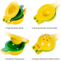 Metalen Citroen Limoenpers, Handmatige Citruspers Juicer