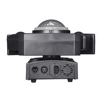 Barra de Luces LED de Tres Brazos QSE Lighting, Colorida, para Pista de Baile, KTV, Iluminación de Escenario con Efecto Giratorio, DMX512/Activación por Sonido