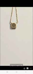 Collar con Colgante de Doble Felicidad Hueco, Estilo Retro Simple, Creativo y Personalizado, para Regalo de Matrimonio o Boda - Product Image 2