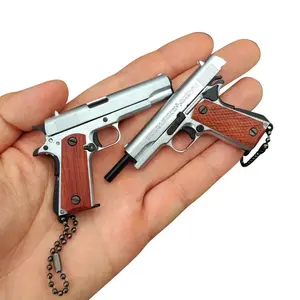 Desert Eagle Schlüssel bund Jungen Toy Gun Delicate Colt 1911 Holz Cool Cartridge Small Textured