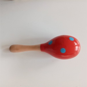 Maracas de Madera, Instrumento de Percusión, Juguete Musical para Bebés y Niños, Herramienta de Enseñanza para la Educación Temprana, Bola de Arena - Product Image 2