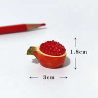 Miniature de simulation de fruits, modèle de jouet pour micro-paysage, accessoires de table de sable DIY, banane, raisin