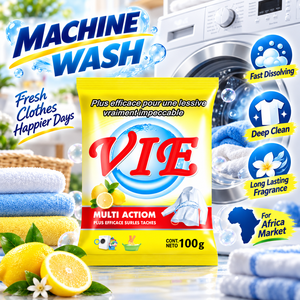 Detergente para Ropa Oem100gVIE, <span class=keywords><strong>Precio</strong></span> de Fábrica, Detergente en Polvo de Alta Calidad y Alta Espuma, Detergente en Polvo con Fuerte Poder Quitamanchas - Product Image 2