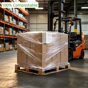 Emballage protecteur transparent, résistant <span class=keywords><strong>à</strong></span> l'humidité, biodégradable, de qualité supérieure, pour l'épicerie - Product Image 1