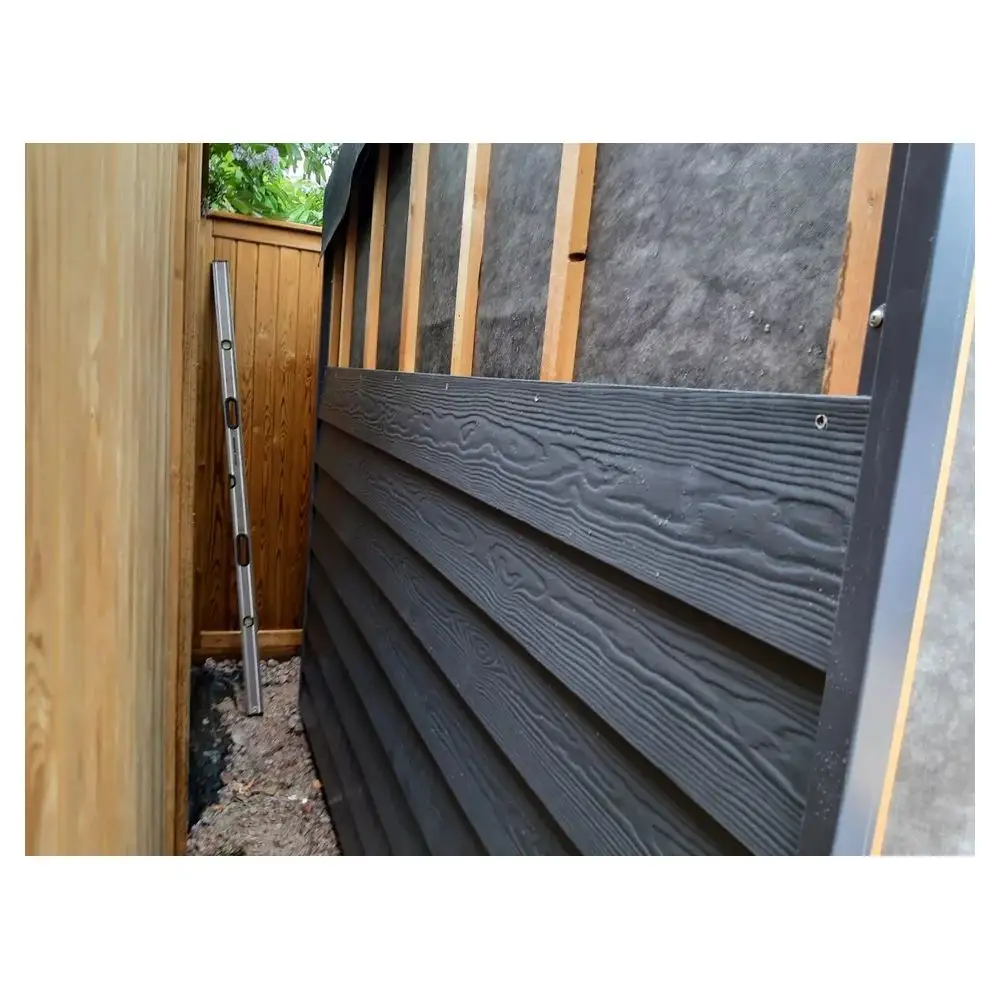 In Stock Fiber Cement Wood Exterior House Siding House Project Fiber Cement Board Slate Stones Cladding Fiber Cement Cladding