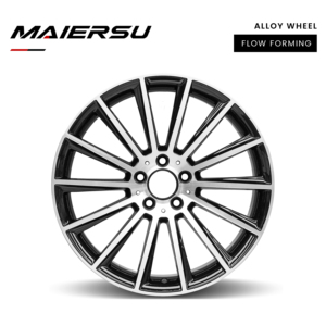 Jantes de voiture OEM 18 19 20 pouces à rayons multiples 5x112 66.56 CB Noir brillant Flow Fromed pour <span class=keywords><strong>Mercedes</strong></span> Benz C300 E350 W213E AMG - Product Image 2