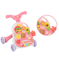 Marche-bébé multifonctionnel avec table d'activités amovible, marche-bébé et table de jeu 2 en 1, jouet éducatif