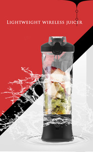 Mélangeur à main électrique vert olive à 4 lames nettoyage en un clic 3 vitesses USB rechargeable taille personnelle portable pour le ménage - Product Image 2