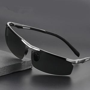Gafas de Sol Personalizadas con Logotipo, de Metal, Media Montura, para Ciclismo y Conducción, con Protección UV400, Fotocromáticas y Polarizadas, para Hombre y Mujer - Product Image 2