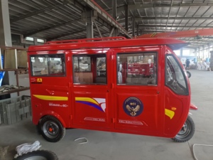 Tuk-tuk à essence tout-terrain pour passagers avec chauffage, autonomie de 400-500 km, 6 places, direction à poignée, tricycle à moteur - Product Image 3