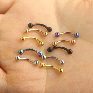 <span class=keywords><strong>Piercing</strong></span> de Ceja Curvo de 16G, Anillo de Acero Quirúrgico Inoxidable para <span class=keywords><strong>Daith</strong></span>, Rook, Joyería de <span class=keywords><strong>Piercing</strong></span> para Mujeres y Hombres - Product Image 4