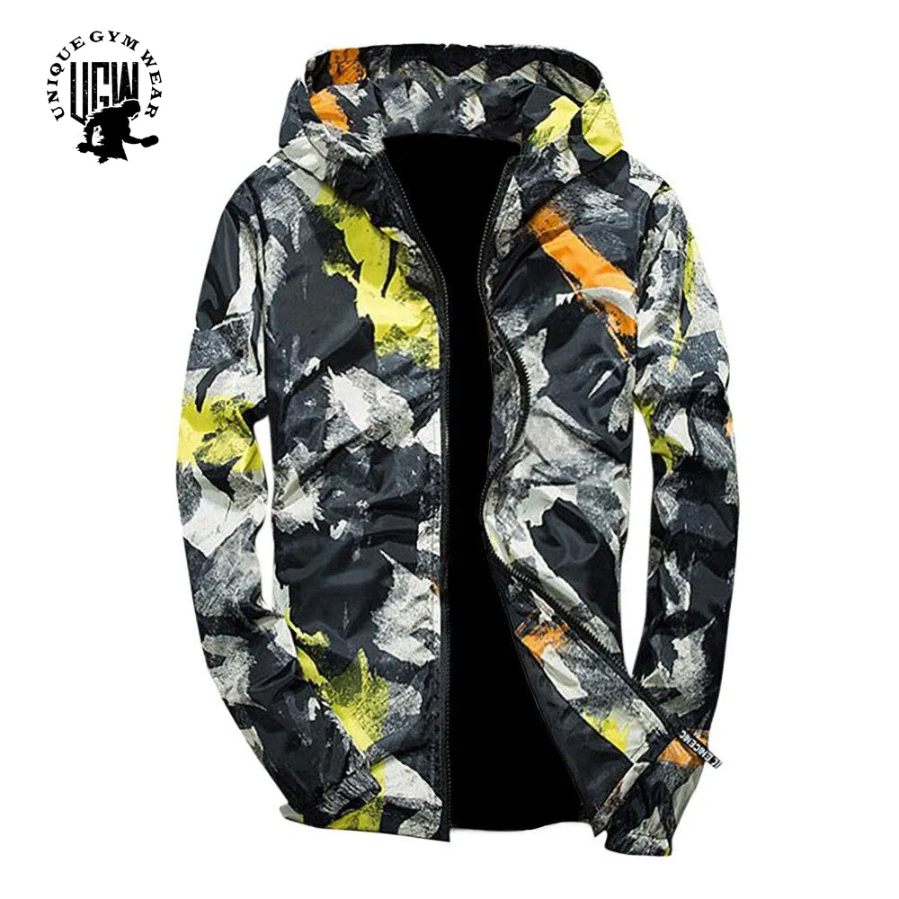 Sweat à capuche en Polyester/coton pour hommes, impression Camouflage par Sublimation, fermeture éclair, tendance, nouveau,