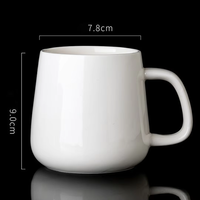 Fabricant Chinois Prix de Gros Haute Qualité Tasse Céramique 11oz Personnalisable Mug de Sublimation Café Blanc Uni Vierge avec Logo Personnalisé