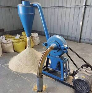Moulin à céréales commercial pour semoule de maïs, capacité 1 tonne/heure, pour petite exploitation agricole, broyeur de blé/maïs/millet/soja/sarrasin, farine broyée de qualité alimentaire - Product Image 2